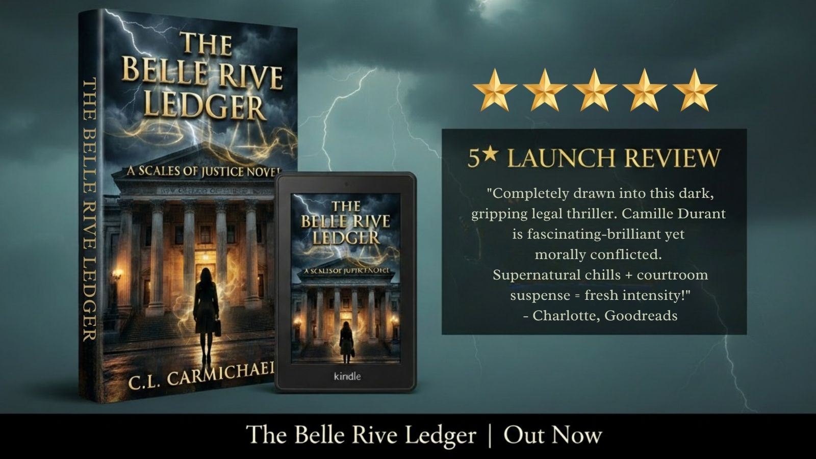 5-star launch review for The Belle Rive Ledger