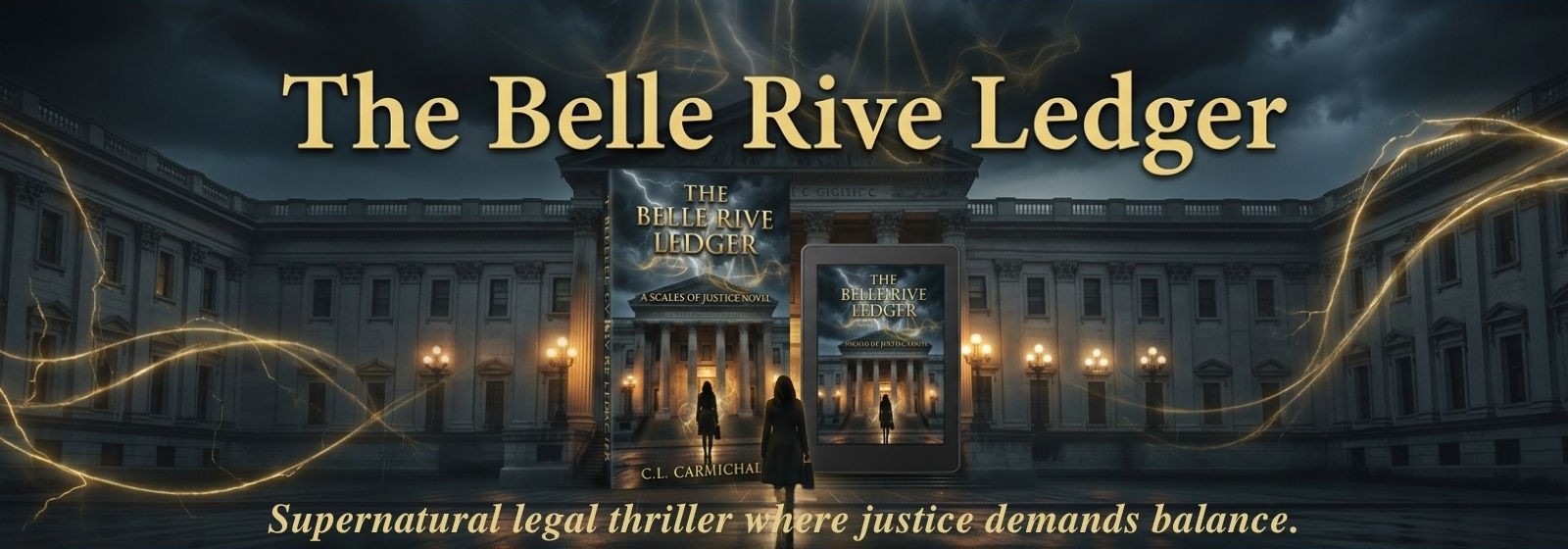 The Belle Rive Ledger banner